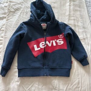 Levi's Kids Navy Zip Hoodie